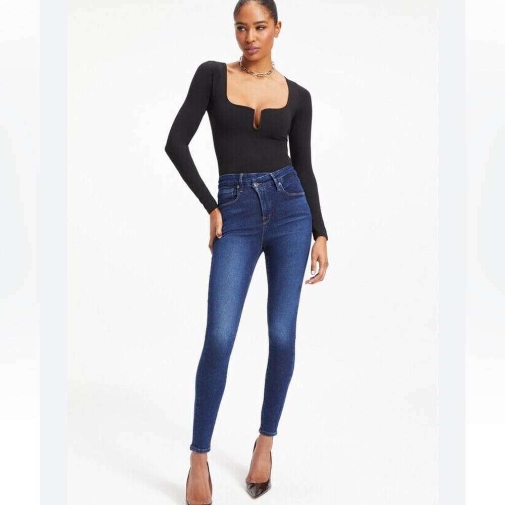 Good American Good Legs Crossover Blue369 size 26 NWT